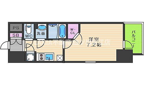 大阪府大阪市西区九条2丁目3-2 九条駅 1K マンション 賃貸物件詳細