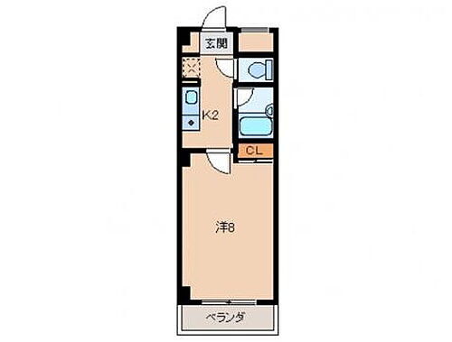 コモドアロッジオ 3階 1K 賃貸物件詳細