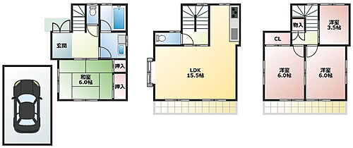 大阪府高槻市宮之川原４丁目 賃貸一戸建て