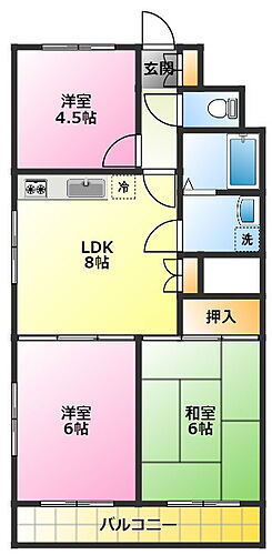 神奈川県川崎市中原区下小田中3丁目4-1 武蔵中原駅 3LDK マンション 賃貸物件詳細