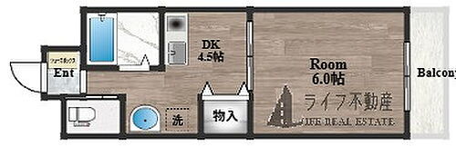 大阪府東大阪市神田町 瓢箪山駅 1DK マンション 賃貸物件詳細