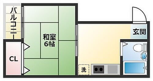 メゾン松下 3階 1DK 賃貸物件詳細