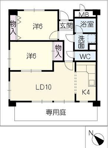 愛知県東海市富貴ノ台2丁目 新日鉄前駅 2LDK マンション 賃貸物件詳細