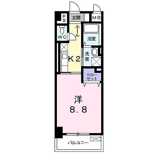 プチラパン 4階 1K 賃貸物件詳細