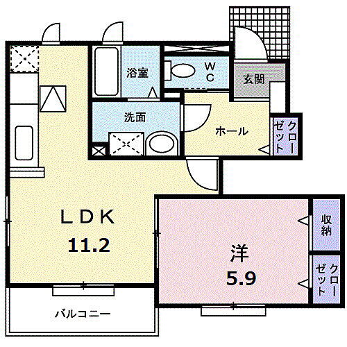 岡山県岡山市北区津高704-2 岡山駅 1LDK アパート 賃貸物件詳細