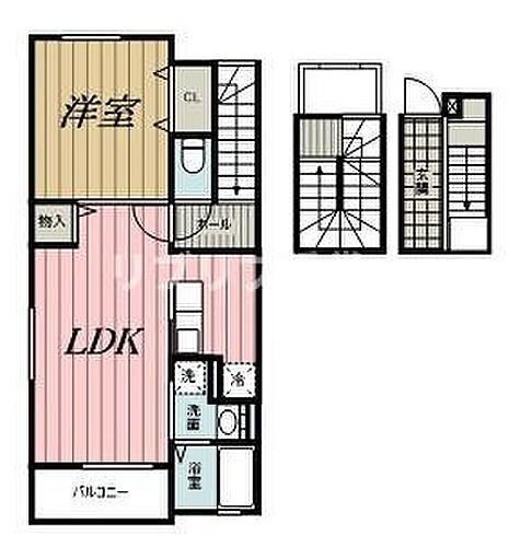 千葉県千葉市若葉区若松町 都賀駅 1LDK アパート 賃貸物件詳細