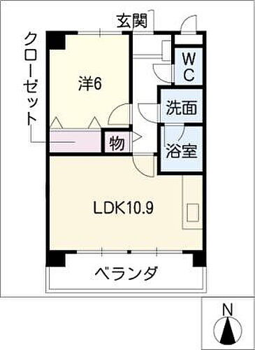 ＪＵＯＮ 2階 1LDK 賃貸物件詳細