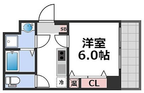 ＬＡＮＤ　ＧＡＬＡＸＹ 8階 1K 賃貸物件詳細
