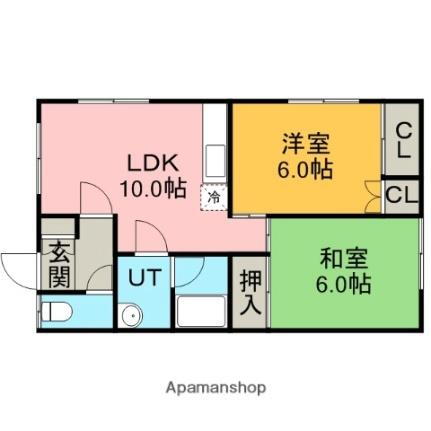 北海道札幌市北区新川一条4丁目 新川駅 2LDK アパート 賃貸物件詳細
