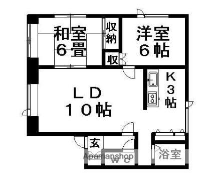 北海道札幌市豊平区美園十条4丁目 美園駅 2LDK アパート 賃貸物件詳細