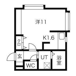 北海道札幌市豊平区旭町7丁目 学園前駅 1K マンション 賃貸物件詳細