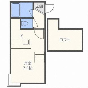 北海道札幌市南区澄川三条1丁目 澄川駅 1K アパート 賃貸物件詳細