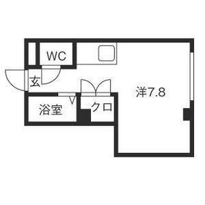 カロッツェリア菊水 2階 ワンルーム 賃貸物件詳細