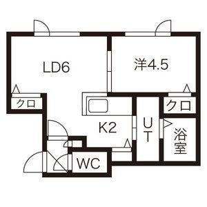 北海道札幌市豊平区美園十一条4丁目 美園駅 1DK アパート 賃貸物件詳細