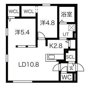 北海道札幌市豊平区月寒東一条2丁目 月寒中央駅 2LDK マンション 賃貸物件詳細