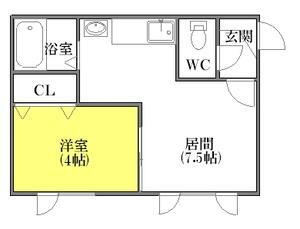 北海道札幌市豊平区平岸四条9丁目 平岸駅 1DK アパート 賃貸物件詳細