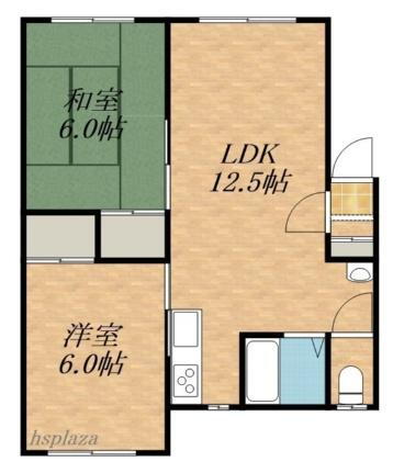 北海道札幌市豊平区月寒東三条16丁目 福住駅 2LDK アパート 賃貸物件詳細