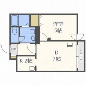 北海道札幌市白石区本通2丁目南 白石駅 1LDK マンション 賃貸物件詳細
