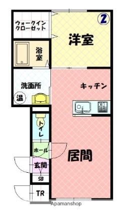 北海道旭川市神楽二条5丁目 旭川駅 1LDK アパート 賃貸物件詳細