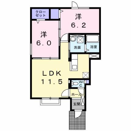 グッドハイム 1階 2LDK 賃貸物件詳細