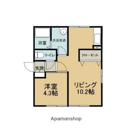 青森県青森市佃3丁目 1LDK アパート 賃貸物件詳細