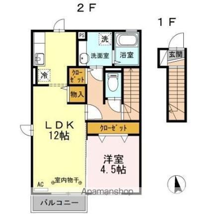 岩手県北上市大堤南2丁目 北上駅 1LDK アパート 賃貸物件詳細