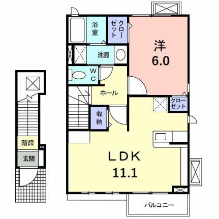 宮城県仙台市宮城野区岩切字入生沢 岩切駅 1LDK アパート 賃貸物件詳細