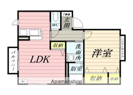 宮城県仙台市若林区沖野1丁目 薬師堂駅 1LDK アパート 賃貸物件詳細
