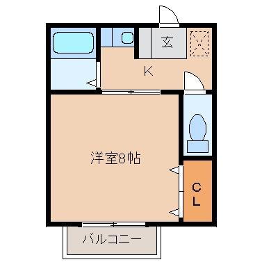 宮城県仙台市若林区一本杉町 薬師堂駅 1K アパート 賃貸物件詳細