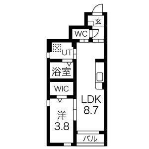 宮城県名取市飯野坂6丁目 杜せきのした駅 1LDK アパート 賃貸物件詳細