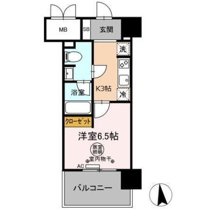 宮城県仙台市宮城野区鉄砲町西 仙台駅 1K マンション 賃貸物件詳細