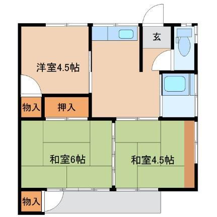 宮城県仙台市若林区中倉３丁目 卸町駅 3K 一戸建て 賃貸物件詳細
