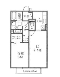 プランドール清水 2階 1LDK 賃貸物件詳細