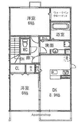 茨城県守谷市美園1丁目 南守谷駅 2DK アパート 賃貸物件詳細