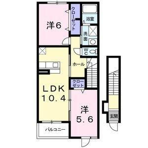 栃木県真岡市亀山 真岡駅 2LDK アパート 賃貸物件詳細