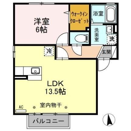 栃木県真岡市荒町2丁目 北真岡駅 1LDK アパート 賃貸物件詳細
