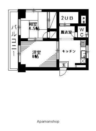 埼玉県川口市大字安行領根岸 蕨駅 2K マンション 賃貸物件詳細