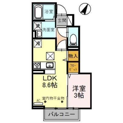 埼玉県入間市鍵山2丁目 入間市駅 1LDK アパート 賃貸物件詳細
