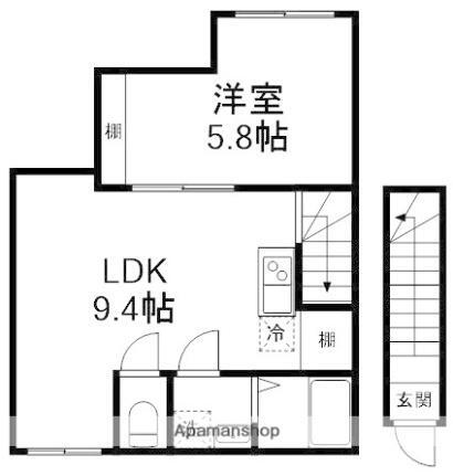 千葉県八千代市萱田 八千代中央駅 1LDK アパート 賃貸物件詳細