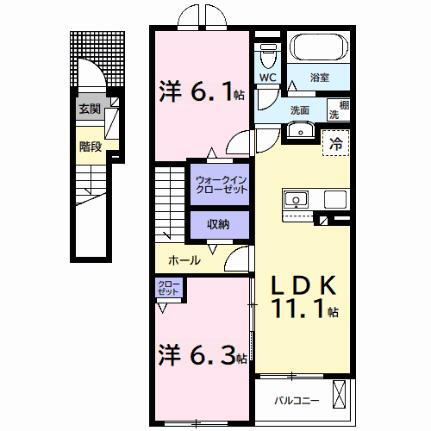 千葉県袖ケ浦市横田 横田駅 2LDK アパート 賃貸物件詳細