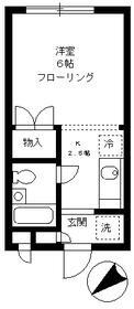 東京都大田区中馬込1丁目 馬込駅 1K アパート 賃貸物件詳細