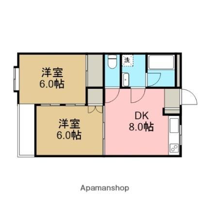 ストリーム橋本 4階 2DK 賃貸物件詳細