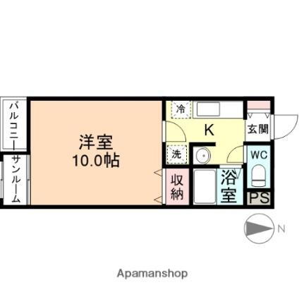 富山県富山市石金2丁目 不二越駅 1K マンション 賃貸物件詳細