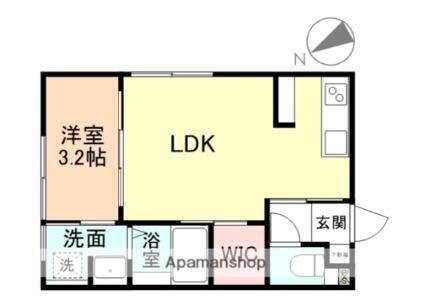 富山県富山市米田 東富山駅 1LDK アパート 賃貸物件詳細