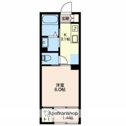 富山県富山市二口町4丁目 南富山駅 1K アパート 賃貸物件詳細