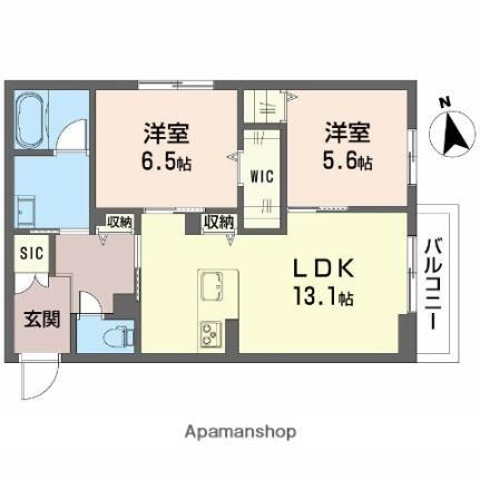 富山県富山市上新保 上堀駅 2LDK アパート 賃貸物件詳細