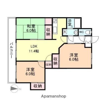 リバーサイド柏 2階 3DK 賃貸物件詳細