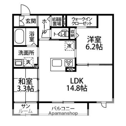石川県金沢市直江南2丁目 金沢駅 2LDK マンション 賃貸物件詳細