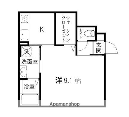 石川県金沢市三口新町2丁目 1K アパート 賃貸物件詳細