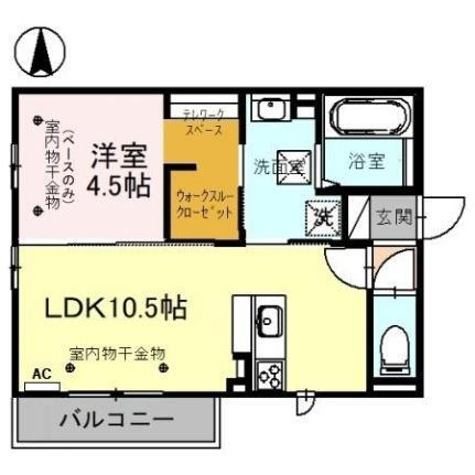 石川県金沢市松村4丁目 1LDK アパート 賃貸物件詳細